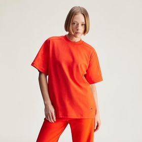 Adidas By Stella McCartney Logo Turuncu Kadın T-shirt