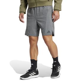 Adidas Designed For Training Melange Gri Erkek Şort