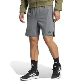 Adidas Designed For Training Melange Gri Erkek Şort