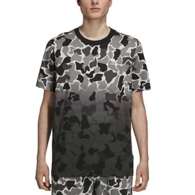 Adidas DH4806 Camouflage Gri Erkek Tişört