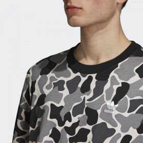 Adidas DH4806 Camouflage Gri Erkek Tişört