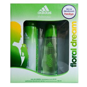Adidas EDT Women Floral Dream 50 ml Deodorant Set