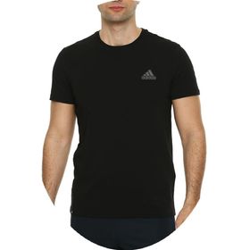 Adidas EF-3521 Siyah XL Erkek Battal Basic T-Shirt