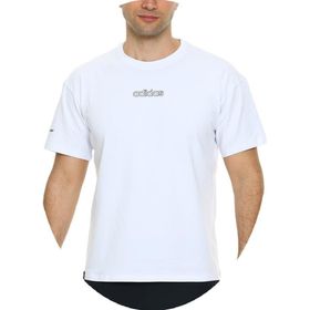 Adidas EF-3551 Beyaz XL Erkek Pamuk T-Shirt