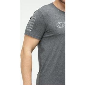 Adidas EF-3672 Gri Battal Pamuk Cotton Erkek T-Shirt