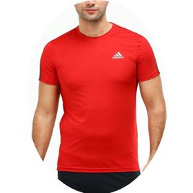Adidas EF-3756 Bordo Erkek Polyester T-Shirt
