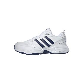 Adidas EG2654 Fundamental Ftwwht Dkblue Msilve Erkek Beyaz Lacivert Spor Ayakkabı