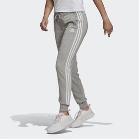 Adidas Essentials French Terry 3-Stripes Gri Kadın Eşofman Altı