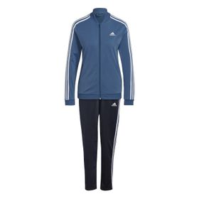 Adidas Essentials Logo French Terry Tracksuit Siyah Kadın Eşofman Takımı