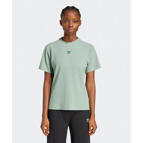 Adidas Essentials Wide Rib Yeşil Kadın T-shirt