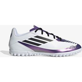 Adidas F50 Club TF Beyaz Erkek Halı Saha Kramponu.-