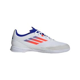 Adidas F50 League Kapalı Beyaz Güneş Kırmızı Lucid Mavi Yetişkin Unisex Spor Ayakkabı