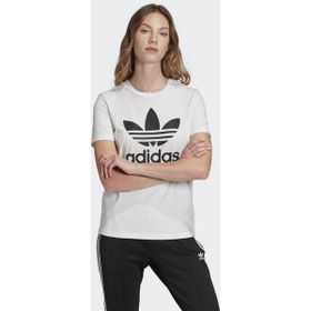 Adidas FM3306 Trefoıl Tee Beyaz Kadın T-Shirt