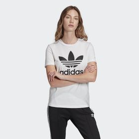 Adidas FM3306 Trefoıl Tee Beyaz Kadın T-Shirt
