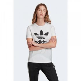 Adidas FM3306 Trefoıl Tee Beyaz Kadın T-Shirt