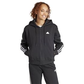 Adidas Future Icons 3 Stripes Full Zip Siyah Kadın Sweatshirt