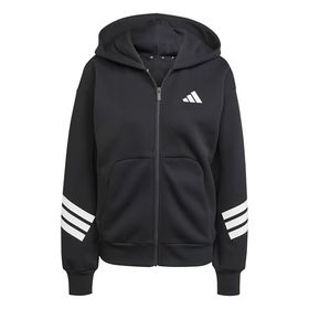 Adidas Future Icons 3 Stripes Full Zip Siyah Kadın Sweatshirt