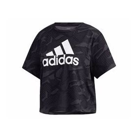 Adidas GE1137 W E Aop T Kadın Siyah Kadın T-shirt