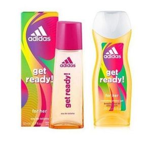 Adidas Get Ready EDT 75 ml Kadın Parfüm ve 250 ml Duş Jeli