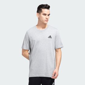 Adidas GK9641 Essentials Embroidered Small Logo Gri Erkek T-Shirt