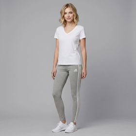 Adidas GN4506 Leggings Adicolor Classics 3-Stripes Gri Kadın Tayt
