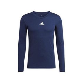Adidas GN5675 Team Base Tee Mavi Futbol Uzun Kollu Antrenman Erkek T-Shirt