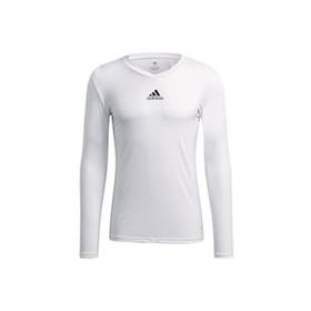 Adidas GN5676 Beyaz Team Base Tee Erkek Futbol Uzın Kollu Antrenman T-shirt