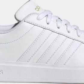 Adidas Grand Court 2.0 Alumina Ftwr Beyaz Altın Met Kadın Spor Ayakkabısı