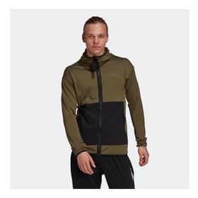 Adidas GV1626 Haki Kapüşonlu Erkek Sweatshirt