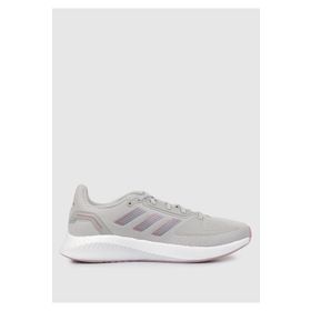 Adidas GV9570 Runfalcon 2.0 Gri Beyaz Kadın Spor Ayakkabı