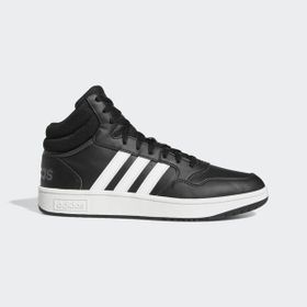 Adidas GW3020 Hoops 3.0 Mid Siyah Erkek Spor Ayakkabı