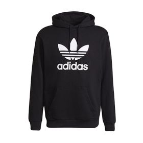 Adidas H06667 Siyah Beyaz Kapüşonlu XL Erkek Sweatshirt