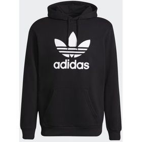 Adidas H06667 Siyah Beyaz Kapüşonlu XL Erkek Sweatshirt