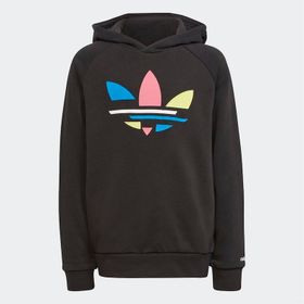 Adidas H32399 Kırmızı Kapüşonlu Unisex Çocuk Sweatshirt