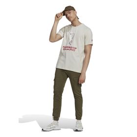 Adidas HD6365 Oe Tee Bisiklet Yaka Baskılı Beyaz Erkek T-Shirt