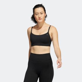 Adidas HE9058 Siyah Yoga Studio Light Support Kadın Büstiyer