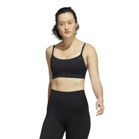 Adidas HE9058 Siyah Yoga Studio Light Support Kadın Büstiyer