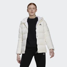 Adidas Helionic Hooded Down Beyaz Kadın Mont