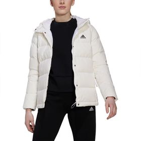 Adidas Helionic Hooded Down Beyaz Kadın Mont