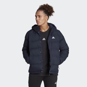 Adidas Helionic Hooded Down Lacivert Erkek Mont