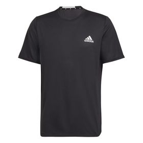Adidas HF7214 D2M Tee Black Aeroready Designed For Movement Siyah Erkek T-shirt