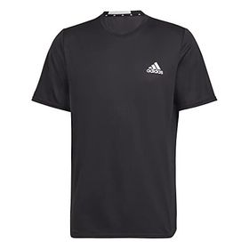 Adidas HF7214 D2M Tee Black Aeroready Designed For Movement Siyah Erkek T-shirt