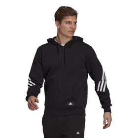 Adidas HG6302 Beyaz Kapüşonlu Erkek Sweatshirt