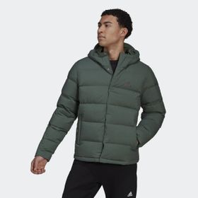 Adidas HG8749 Yeşil Erkek Helionic Günlük Kaban Mont