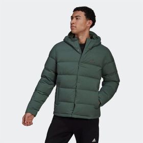 Adidas HG8749 Yeşil Erkek Helionic Günlük Kaban Mont