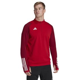Adidas HI3050 Kırmızı Tiro23 C TR Top Uzun Kollu Erkek Futbol Antrenman Üstü