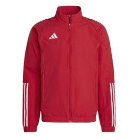 Adidas HI3054 Kırmızı Tiro23 C Pre Jk Futbol Antrenman Erkek Ceket