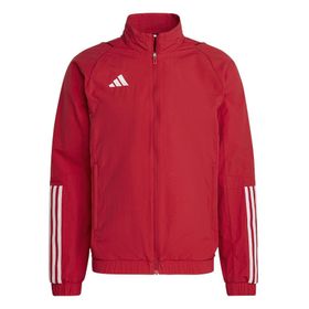Adidas HI3054 Kırmızı Tiro23 C Pre Jk Futbol Antrenman Erkek Ceket