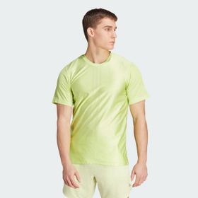 Adidas Hiit Workout 3-Stripes Açık Yeşil Erkek T-shirt