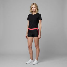 Adidas HM7938 Siyah Turuncu Tiro Essentials Kadın Şort